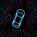 Neon Car Maze